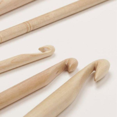 DROPS Basic Crochet Hooks Wood, 15 cm (5.5-10 mm)