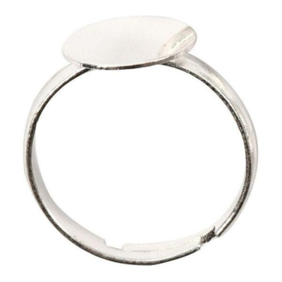 Finger Ring Silver-plated, 3 pcs