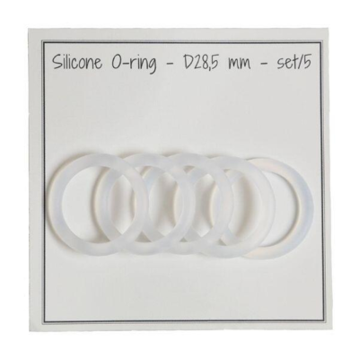 Go Handmade Silicone O-ring (5 pcs), Transparent