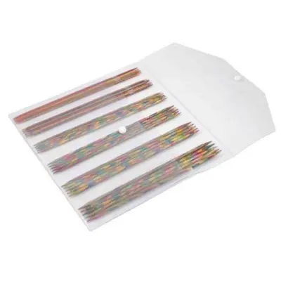 KnitPro Symfonie Double Pointed Needle Set 15 cm (6 sizes 2.00-4.50mm)