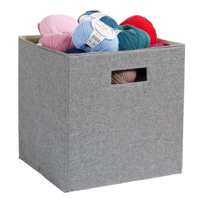 Storage box, dark grey
