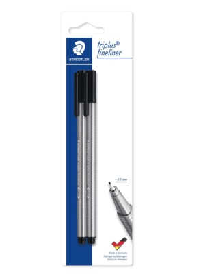 STAEDTLER Triplus Fineliner, black